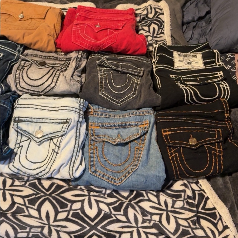 True Religion Men's Straight Jeans - Assorted Colors